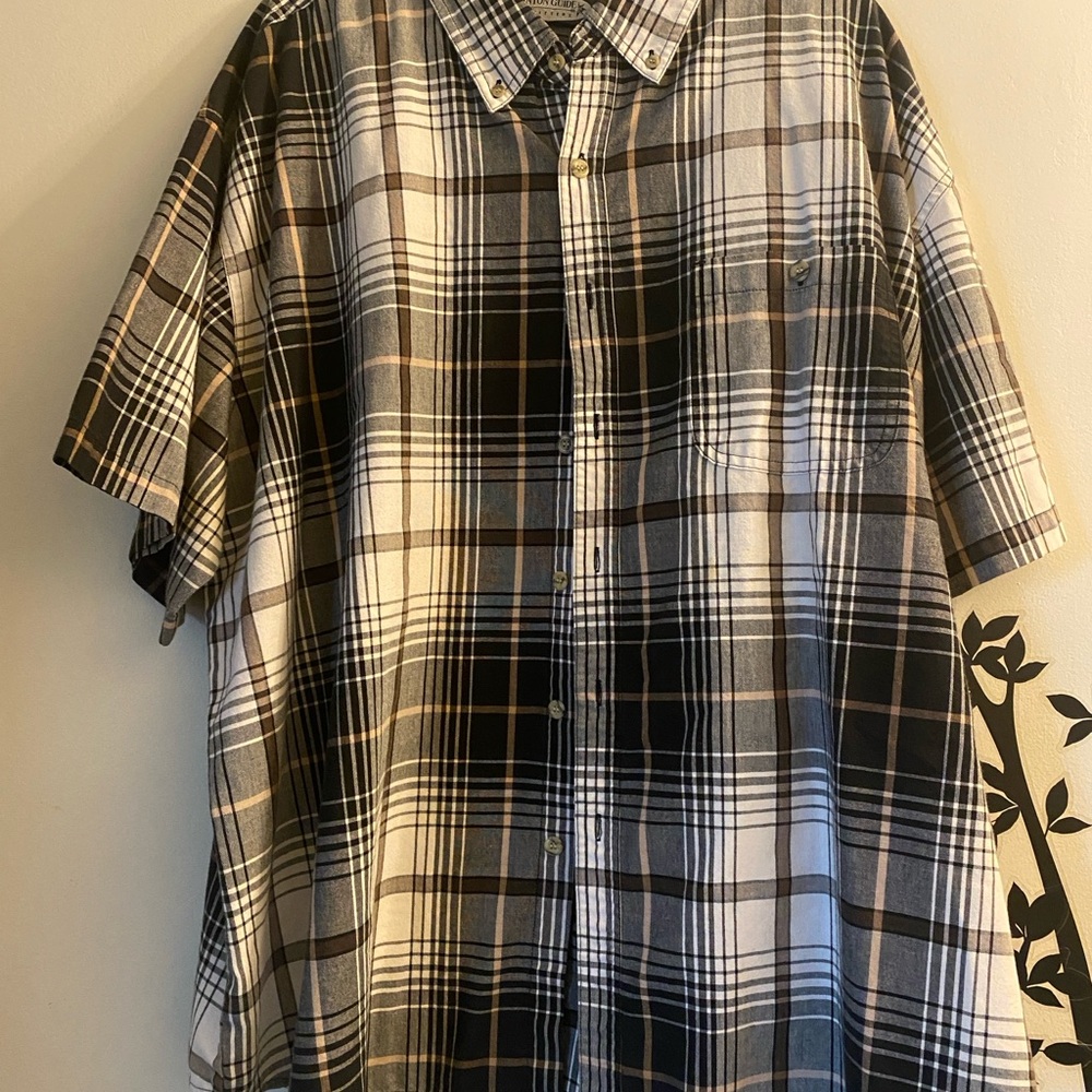 LOT of 5 3XL Men's Blue Snap-Up & Button-Up Shirts